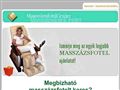 http://www.masszazsfotelcenter.hu ismertető oldala